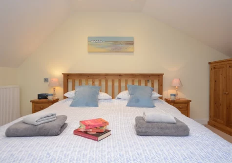 Bedroom #1 at Waterhayes, Appledore