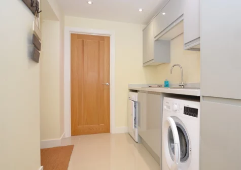 The utility room at Waterhayes, Appledore