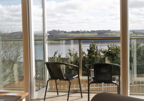 The balcony at Waterhayes, Appledore