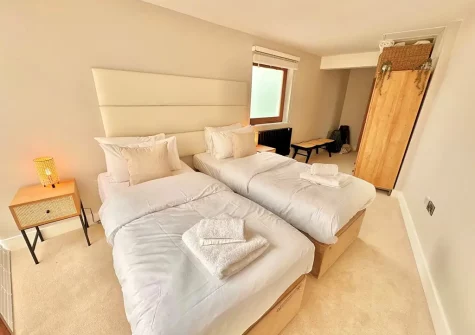 Bedroom #3 at Waters Edge Retreat, Westward Ho!