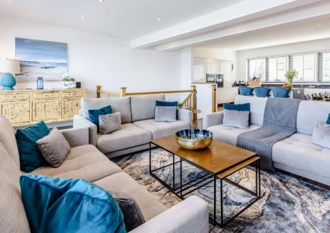 The living area at Waters Reach, Westward Ho!