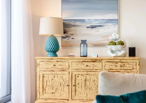 The living area at Waters Reach, Westward Ho!