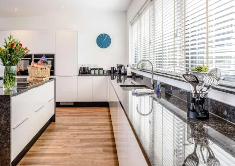 The kitchen at Waters Reach, Westward Ho!