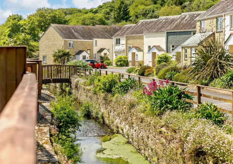 Waterside at Pendra Loweth is a modern holiday cottage set in wonderful gardens with great on site facilities for all ages