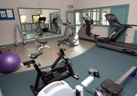 On site facilities at Pendra Loweth include a gym, jacuzzi, sauna & plunge pool