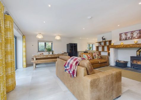 The living area at Waterside, Kenn