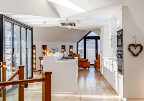 The kitchen at Waterside, Lympstone