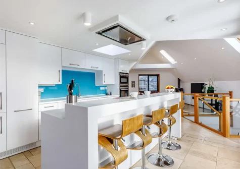 The kitchen at Waterside, Lympstone