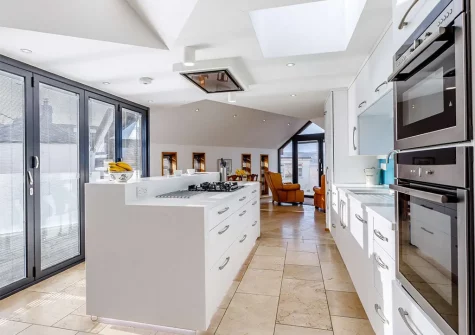 The kitchen at Waterside, Lympstone