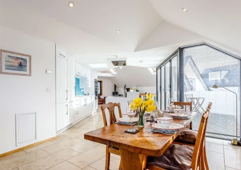The dining area at Waterside, Lympstone