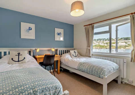 Bedroom #2 at Waterwitch Cottage, Polruan