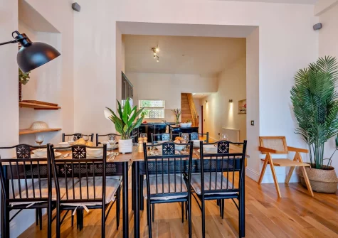 The dining area at Wave Watch, Newquay