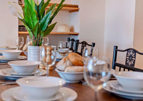 The dining area at Wave Watch, Newquay