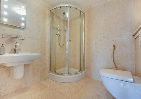 Bedroom #3 en-suite shower room at Wave Watch, Newquay