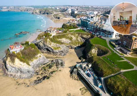 Wave Watch is in an enviable seafront location overlooking Towan Beach & Newquay Harbour