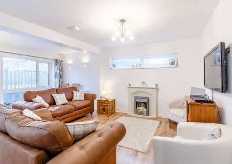 The living area at Waves End, Babbacombe