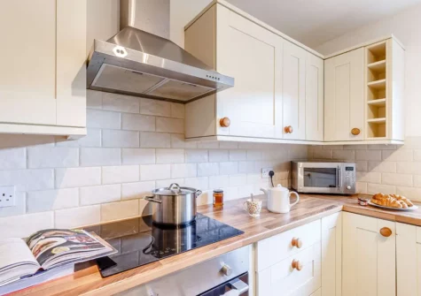The kitchen at Waves End, Babbacombe