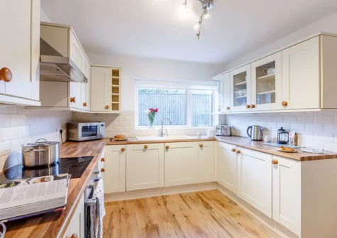 The kitchen at Waves End, Babbacombe