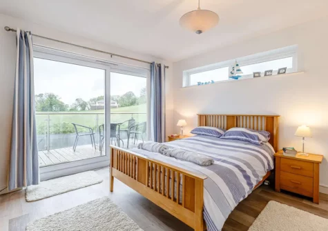 Bedroom #1 at Waves End, Babbacombe