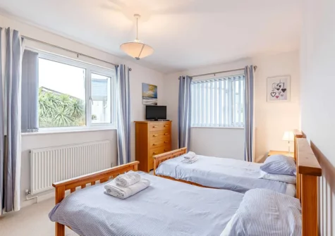 Bedroom #2 at Waves End, Babbacombe