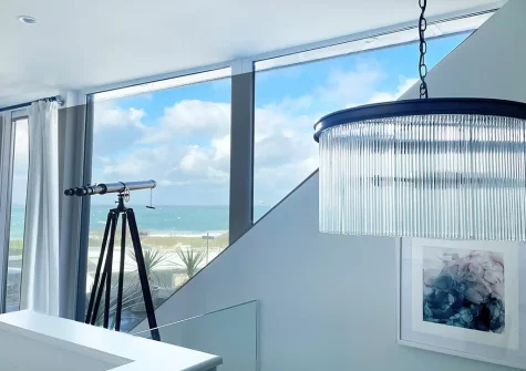 The sun room at The living room at Wayfarer, Newquay