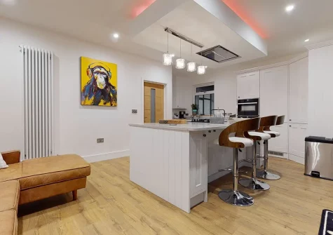 The kitchen at Wayfarer, Newquay