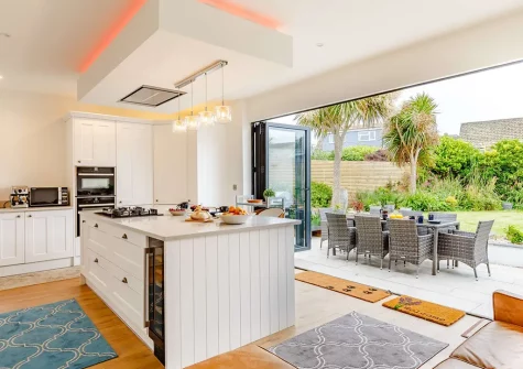 The kitchen at Wayfarer, Newquay