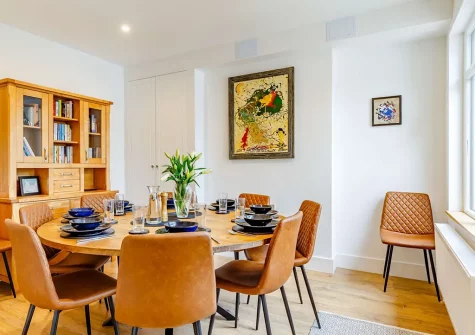 The dining room at Wayfarer, Newquay