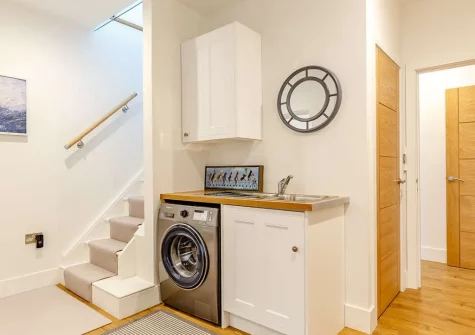 The utility room at Wayfarer, Newquay