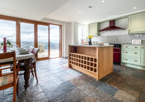 The kitchen at Wayside, Saunton