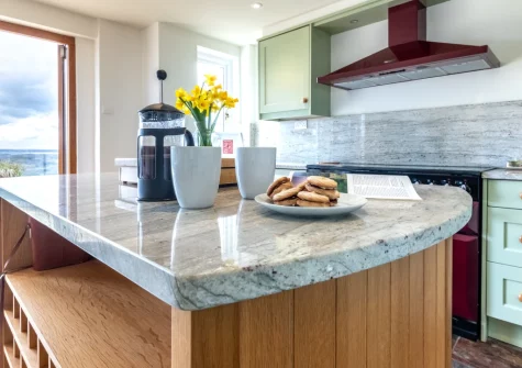 The kitchen at Wayside, Saunton