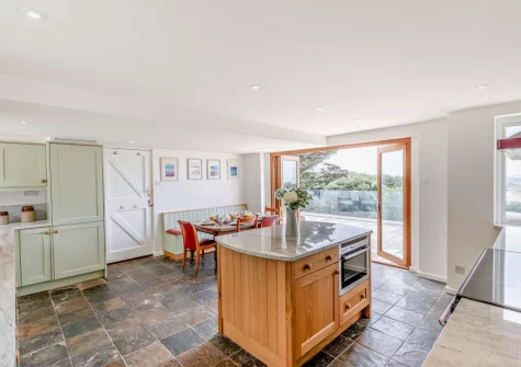 The kitchen at Wayside, Saunton