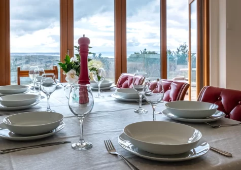The dining area at Wayside, Saunton