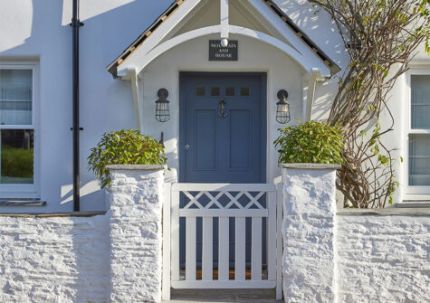 Outside Weatherstone House, Croyde