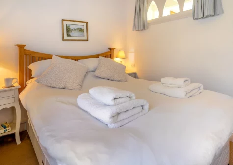 Bedroom #1 at Wednesday Cottage, Helford