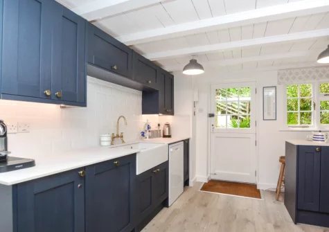 The kitchen at Well Too, Helford