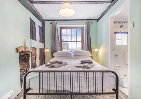 Bedroom #1 at Wenmouth Cottage, Looe