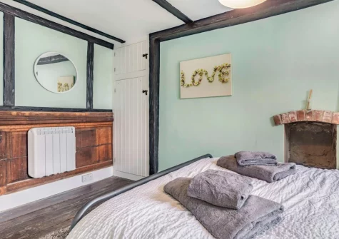 Bedroom #1 at Wenmouth Cottage, Looe