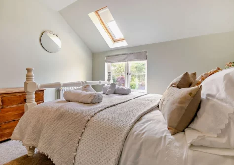 Bedroom #2 at West Cottage, Trescowe