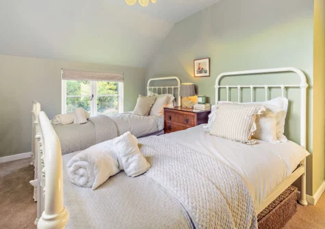 Bedroom #3 at West Cottage, Trescowe