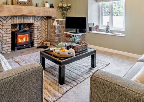 West Cottage, Trescowe is a beautifully renovated three-bedroom retreat in a peaceful rural hamlet, featuring exposed beams, a cosy wood burner, and a sunny south-facing garden with fire pit, just two miles from golden Praa Sands.