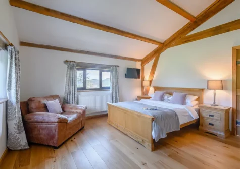 Bedroom #1 at West Farleigh Barn, Cadeleigh
