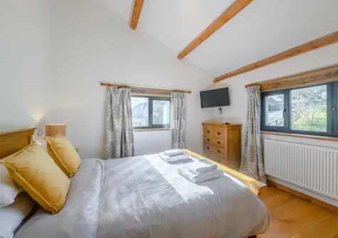 Bedroom #2 at West Farleigh Barn, Cadeleigh