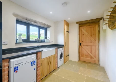 The utility room at West Farleigh Barn, Cadeleigh