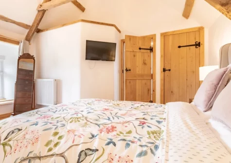 Bedroom #4 at West Farleigh Farmhouse, Cadeleigh