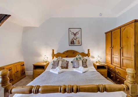 Bedroom #1 at West Goldsworthy Farm, Horns Cross