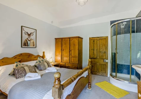 Bedroom #1 at West Goldsworthy Farm, Horns Cross