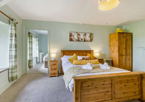 Bedroom #3 at West Goldsworthy Farm, Horns Cross