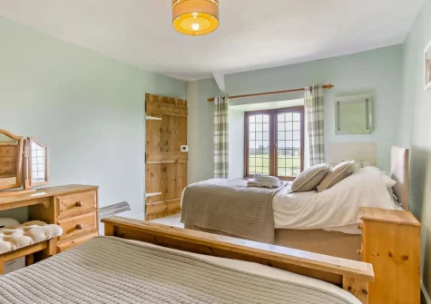 Bedroom #4 at West Goldsworthy Farm, Horns Cross