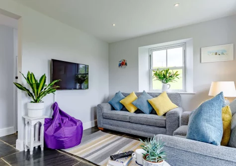 The living area at West Park, Herodsfoot